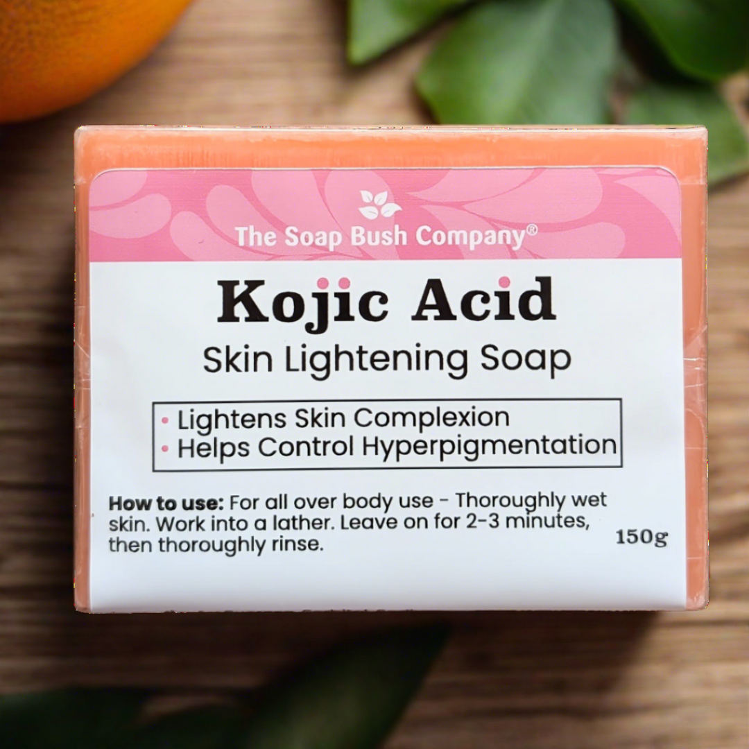 kojic acid soap, skin lightening, good molecules Kojic soap, skin brightening, hyperpigmentation, turmeric, papaya, all over body use, soapbushco, kojie san, the soap bush company, soap bush co, Clore Beauty Supply,Hair Mall, BSW, Rex, BCI, JNK, Mama Cee Beauty Supply, Miami Beauty Supply, Ricom, best kojic acid soap, Mama Africa Beauty Supply,What is kojic acid soap, and how does it work?Whitening kojic soap for uneven skin, Kojic soap for glowing and healthy skin, Plant-based kojic soap for daily skincare